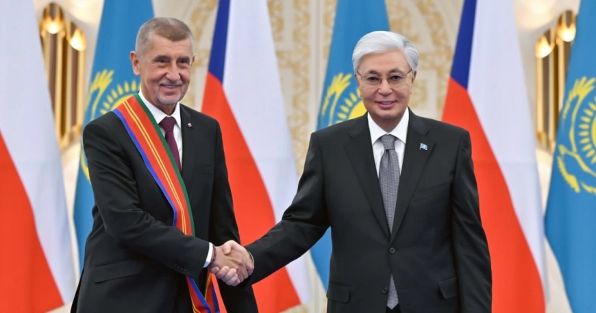Тоқаев Чехия Премьер-министрін «Достық» орденімен марапаттады