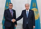 Президент БҰҰ Дүниежүзілік метеорология ұйымы басшысымен кездесті