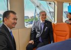 Тоқаев LRT жүйесінің алғашқы жолаушысы атанды