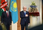 Тоқаев  Кения Президентін ресми қарсы алды