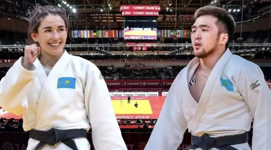 Елдос Сметов пен Абиба Әбужақынова Қытайда ел намысын қорғайды