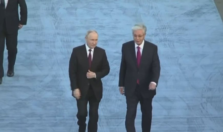 Астанаға Путин келді (ФОТО)
