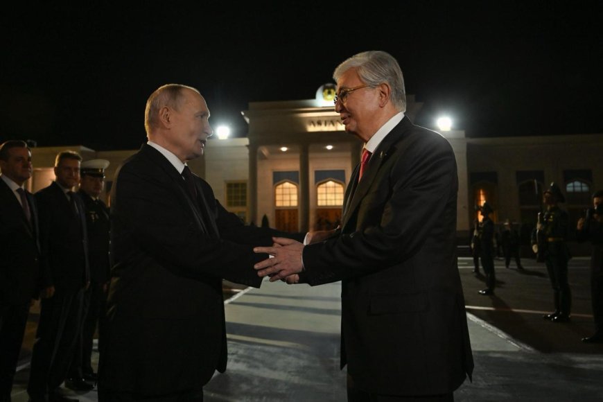 Тоқаев Путинді Астана әуежайынан шығарып салды