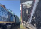 Астанадағы Лесозавод ауданында автобус пойызбен соқтығысты