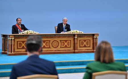 Тоқаев пен Кипр президенті келіссөздер қорытындысы бойынша брифинг өткізді