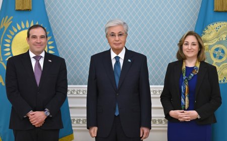 Тоқаев Бейбітшілік кеңесінің Аға кеңесшісі Арье Лайтстоунды қабылдады