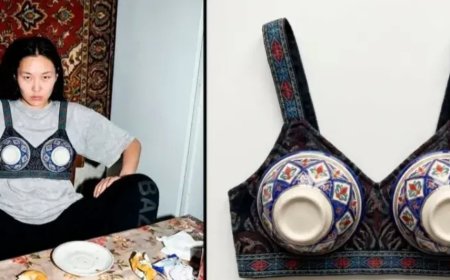 «Шектен шыққан креатив»: Кеудесіне кесе киген бойжеткеннің әрекеті жұртқа жақпай қалды