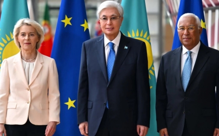Тоқаев Еуропалық Кеңес Президенттерімен кездесті