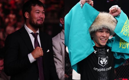 UFC Шавкат Рахмонов пен Асу Алмабаевқа арнайы жазба арнады
