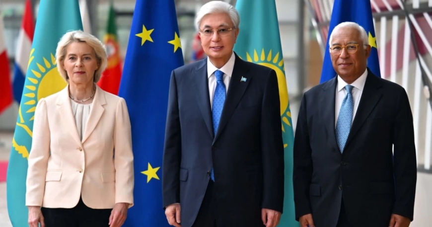 Тоқаев Еуропалық Кеңес Президенттерімен кездесті