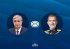 Тоқаев Испания Короліне  жеделхат жолдады