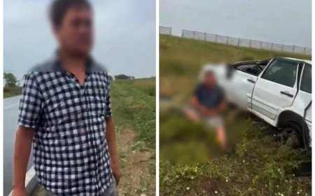 СҚО- да жол апатына түскен  ер адам жедел жәрдем қызметкерін ұрып тастаған
