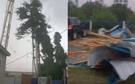 Ақтөбе облысында байланыс мұнарасы құлап, үш адам зардап шекті