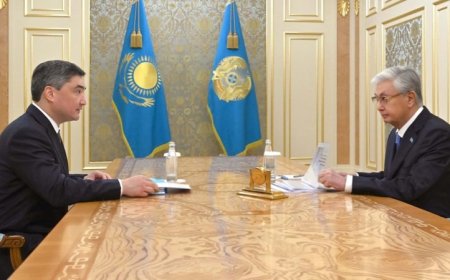 Олжас Бектенов Тоқаевқа есеп берді