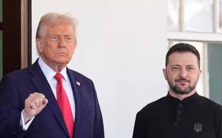 Трамп Зеленскиймен Украинадағы қақтығысты аяқтау мәселесін талқылайды