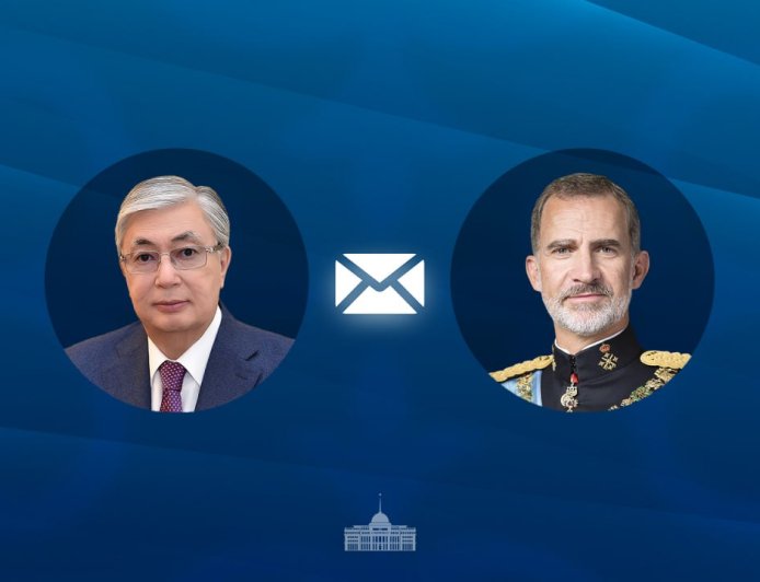 Тоқаев Испания Короліне  жеделхат жолдады