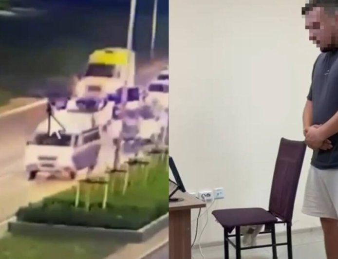 Астанада көлік ішінде отырып тапаншамен оқ атқан ер адам жауапқа тартылды
