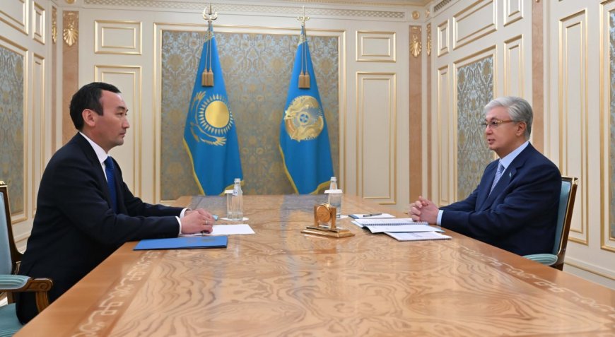 Тоқаев Ұлытау облысының әкімі Есет Байкенді қабылдады