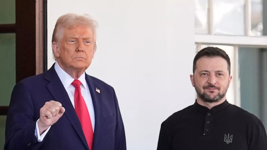 Трамп Зеленскиймен Украинадағы қақтығысты аяқтау мәселесін талқылайды