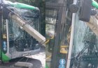 Астанада жолаушылар автобусы жарық бағанына соғылды