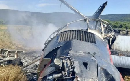 Бортта 7 адам болған: Ресейде Ан-3 ұшағы өртеніп кетті