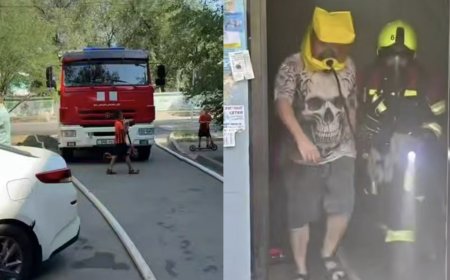Алматыда пәтерден өрт шықты