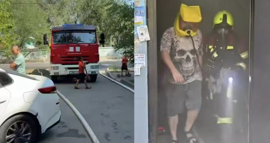 Алматыда пәтерден өрт шықты