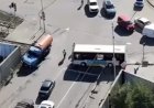 Көкшетауда автобус пен жүк көлігі соқтығысып қалды