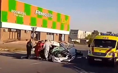 Қарағандыда автобус пен жеңіл көлік соқтығысып, бір адам қаза тапты