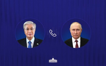 Президент Путинмен телефон арқылы сөйлесті