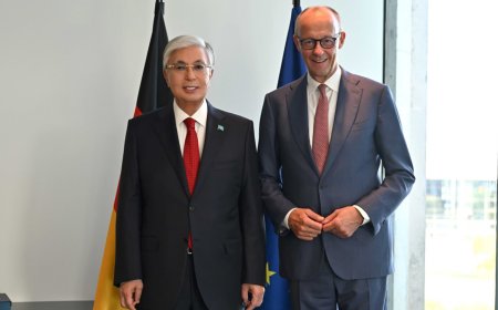 Президент  Канцлер Фридрих Мерцпен келіссөз жүргізді