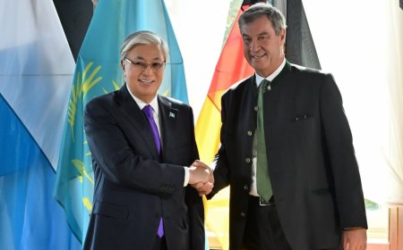 Тоқаев Бавария Премьер-министрімен кездесті