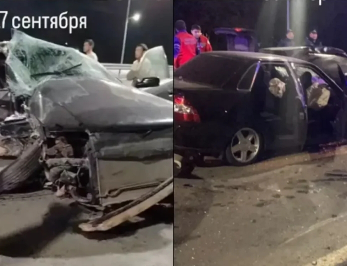 Павлодарда төрт көлік соқтығысып, бір адам қаза тапты