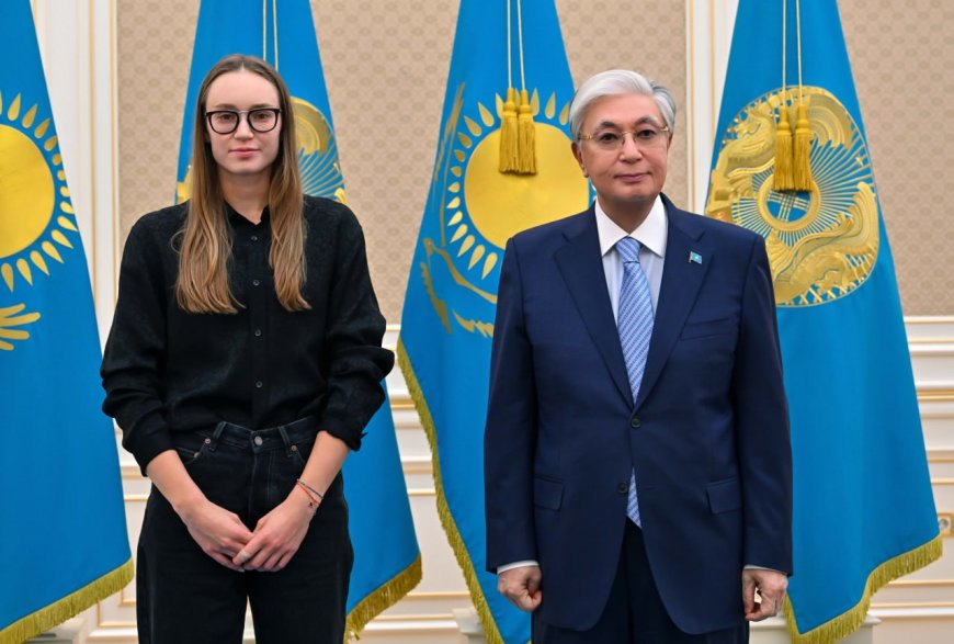 Президент  Елена Рыбакинамен кездесті