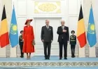 Ақордада Бельгия королі Филипп пен патшайым Матильданы қарсы алу рәсімі өтті
