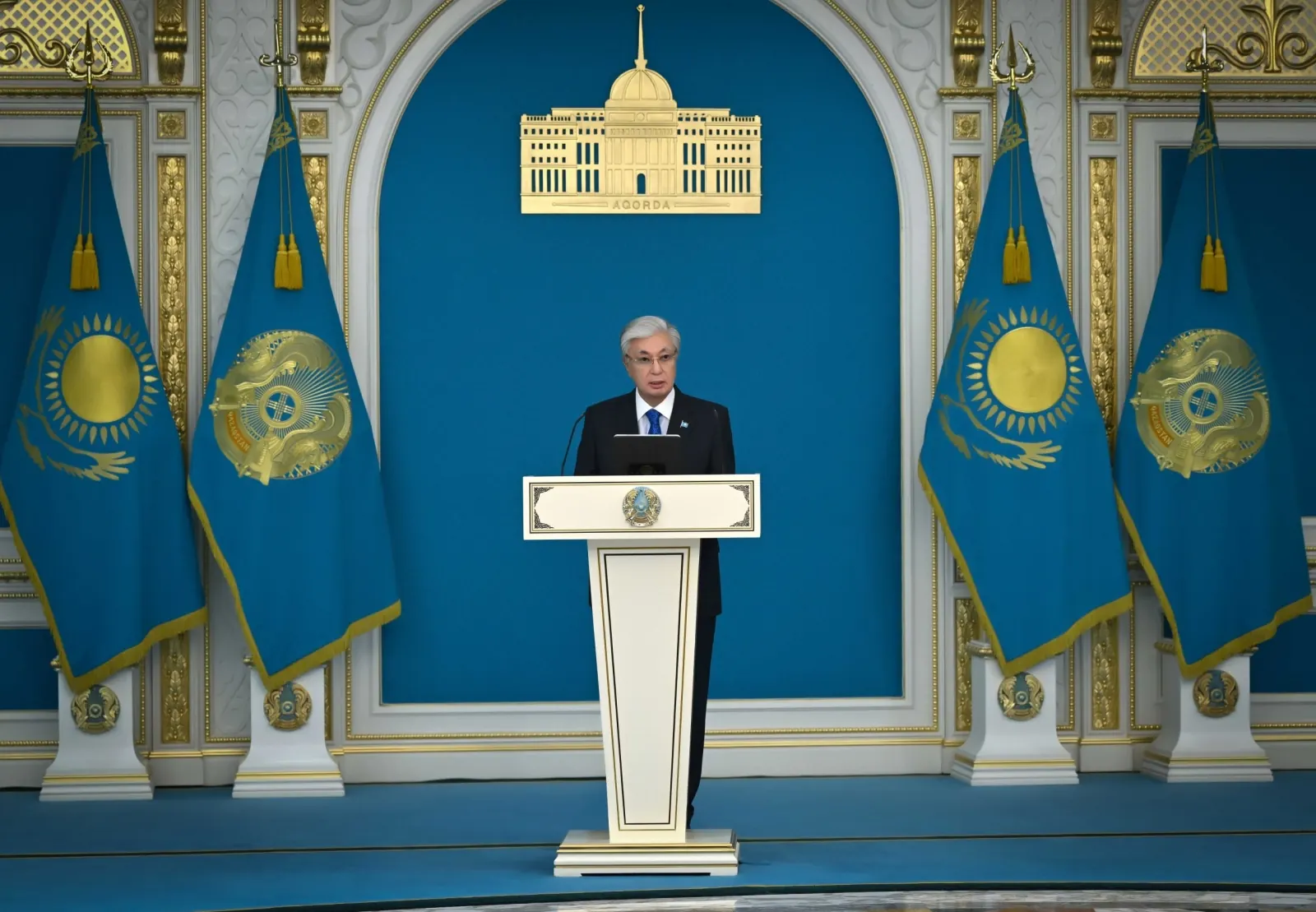 Тоқаев телекөпір режимінде Ақтоғай мыс балқыту зауытының құрылысын бастау рәсіміне қатысты