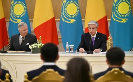 Тоқаев пен Король Филипп БАҚ өкілдеріне арналған брифинг өткізді