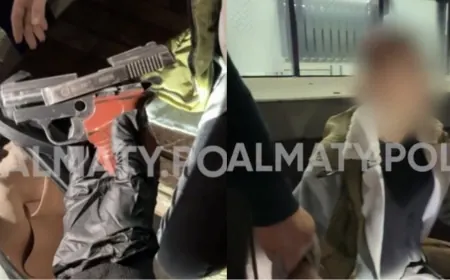 Алматыда  тапанша алып жүрген әйел ұсталды