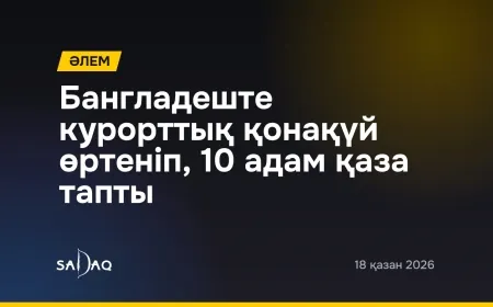 Бангладеште курорттық қонақүй өртеніп, 10 адам қаза тапты