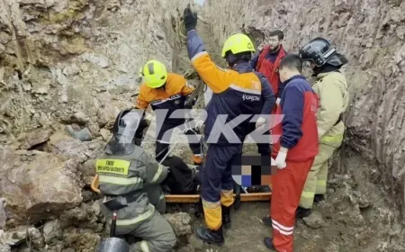 Астанада ер адам үш метрлік шұңқырға құлап кетті