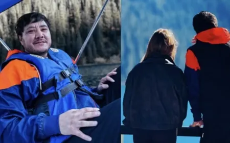 «Бақытты болыңдар»: Дархан Мұсаев сүйіктісін көрсетті
