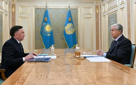 Мемлекет басшысы Жоғарғы сот төрағасы Асламбек Мерғалиевті қабылдады