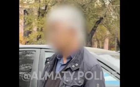 Алматыда жүргізушінің көлігінен есірткі табылды (ВИДЕО)