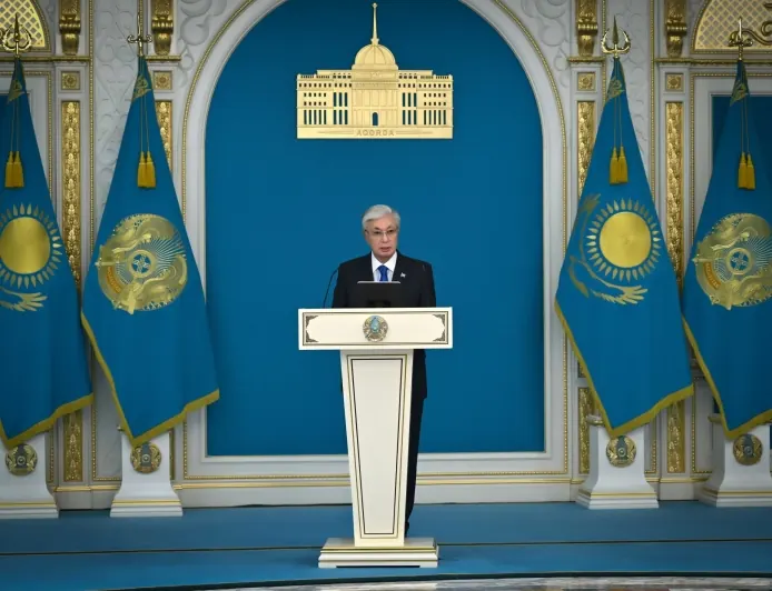 Тоқаев телекөпір режимінде Ақтоғай мыс балқыту зауытының құрылысын бастау рәсіміне қатысты
