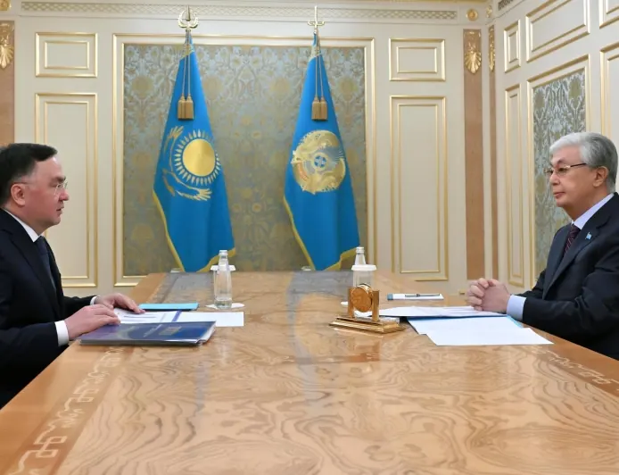 Мемлекет басшысы Жоғарғы сот төрағасы Асламбек Мерғалиевті қабылдады