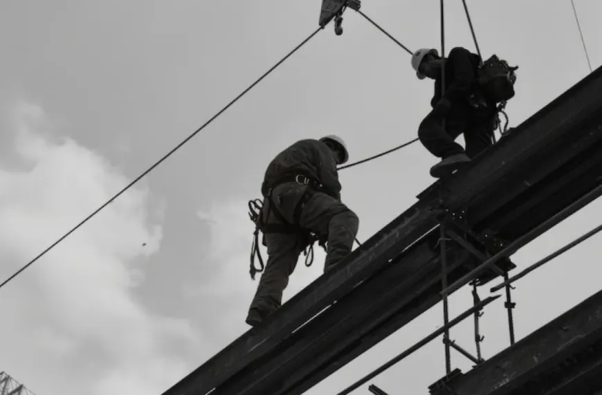Атырау вокзалындағы жөндеу: жұмысшы 5 метр биіктіктен құлады