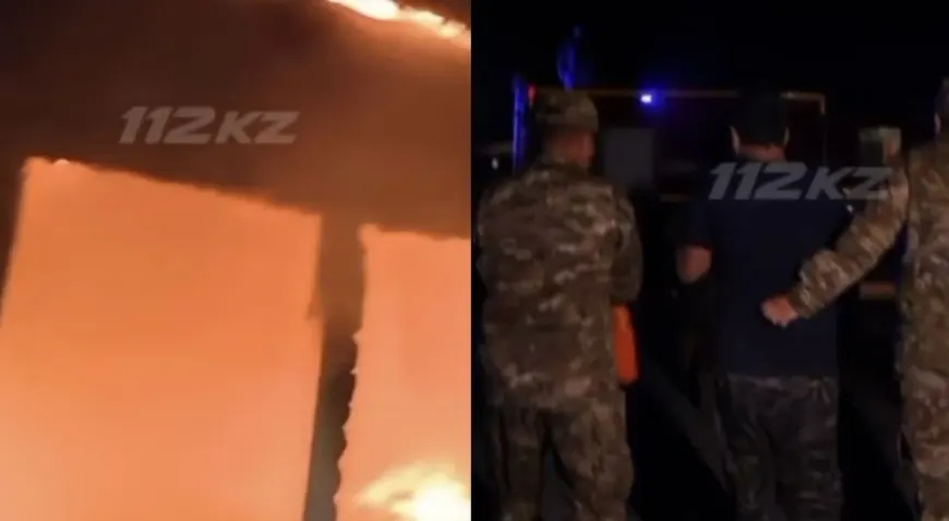 Талдықорғанда наубайхана өртеніп, жұмысшы зардап шекті