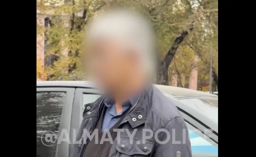 Алматыда жүргізушінің көлігінен есірткі табылды (ВИДЕО)