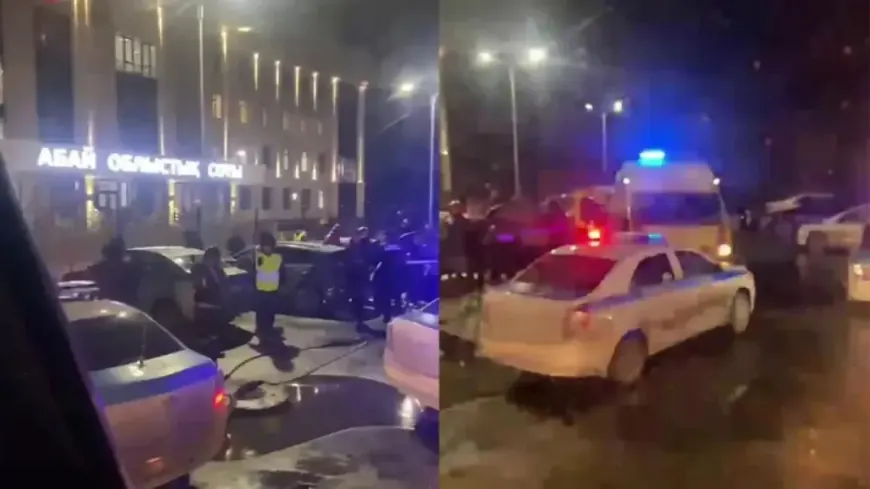 Семейде облыстық сот алдында ер адам өзін өртеп, көз жұмды